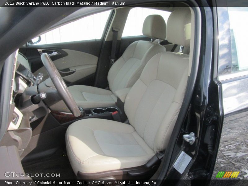 Carbon Black Metallic / Medium Titanium 2013 Buick Verano FWD