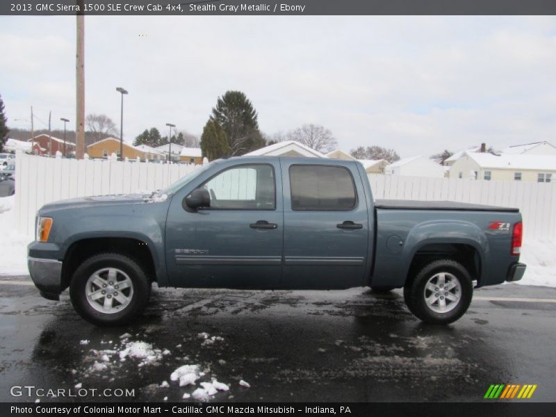 Stealth Gray Metallic / Ebony 2013 GMC Sierra 1500 SLE Crew Cab 4x4