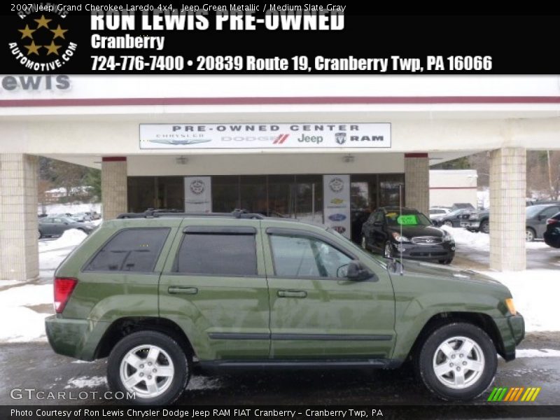 Jeep Green Metallic / Medium Slate Gray 2007 Jeep Grand Cherokee Laredo 4x4