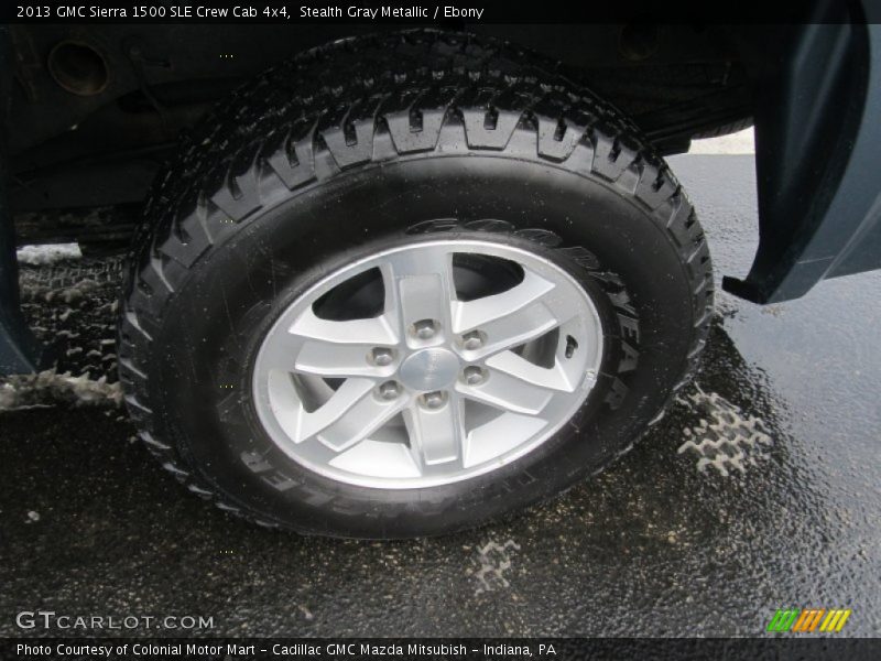 Stealth Gray Metallic / Ebony 2013 GMC Sierra 1500 SLE Crew Cab 4x4