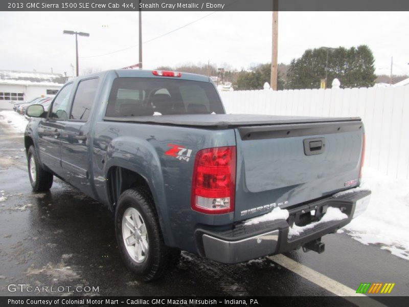 Stealth Gray Metallic / Ebony 2013 GMC Sierra 1500 SLE Crew Cab 4x4