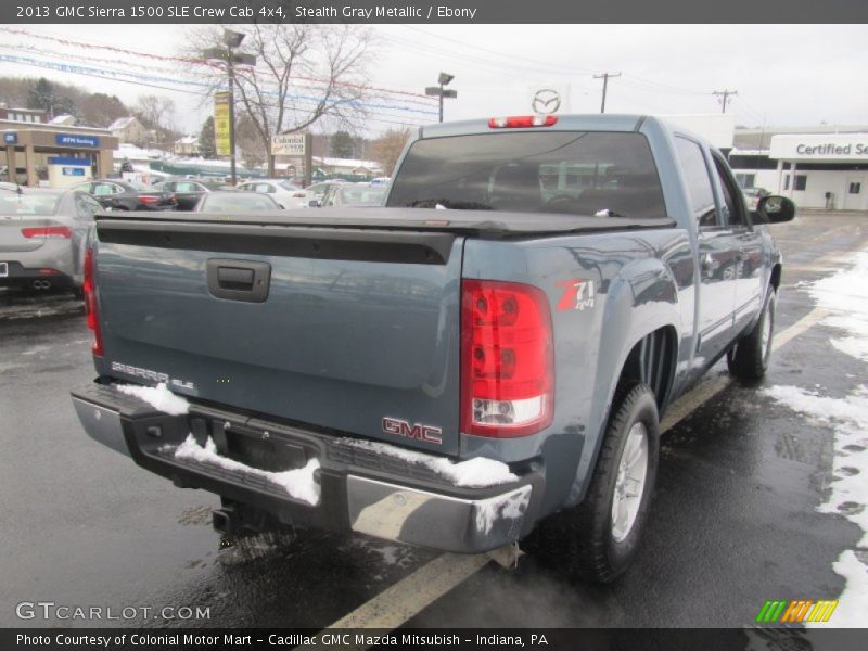 Stealth Gray Metallic / Ebony 2013 GMC Sierra 1500 SLE Crew Cab 4x4
