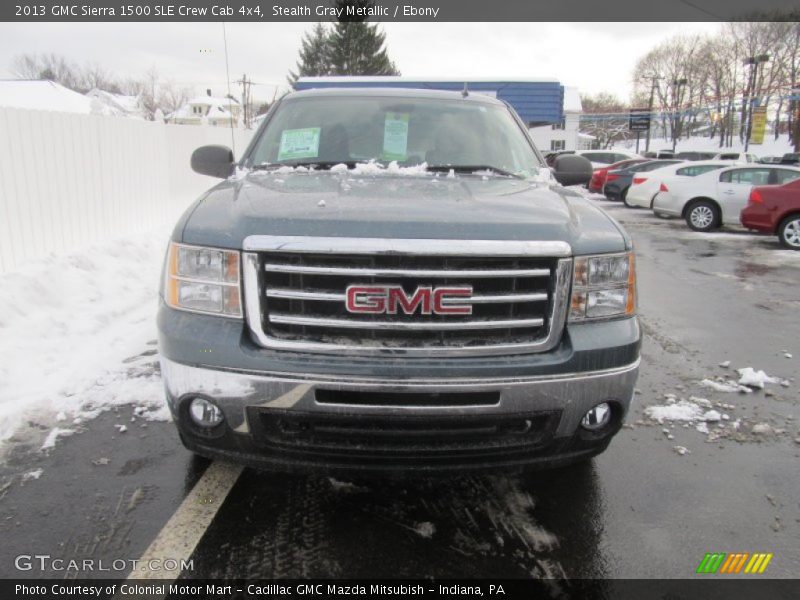 Stealth Gray Metallic / Ebony 2013 GMC Sierra 1500 SLE Crew Cab 4x4