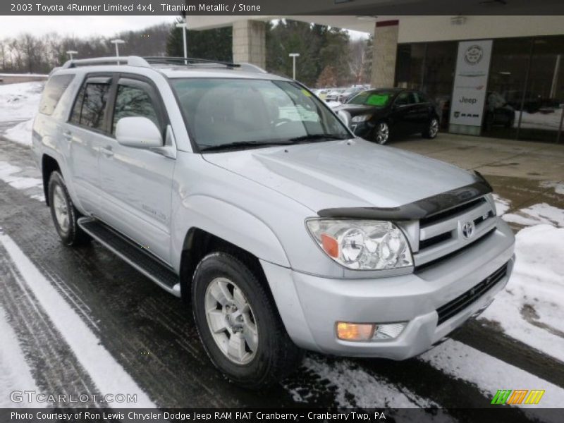 Titanium Metallic / Stone 2003 Toyota 4Runner Limited 4x4