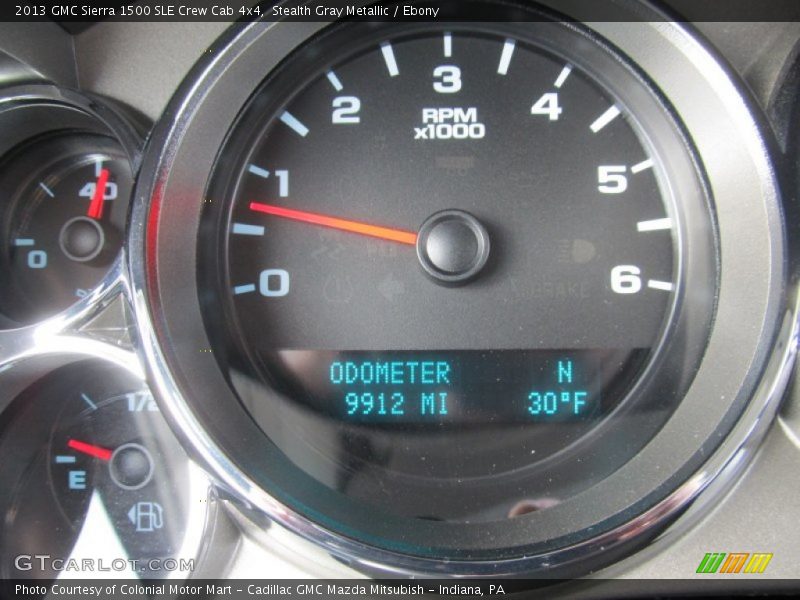Stealth Gray Metallic / Ebony 2013 GMC Sierra 1500 SLE Crew Cab 4x4