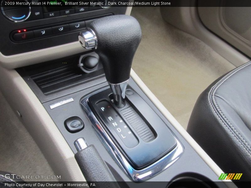 Brilliant Silver Metallic / Dark Charcoal/Medium Light Stone 2009 Mercury Milan I4 Premier