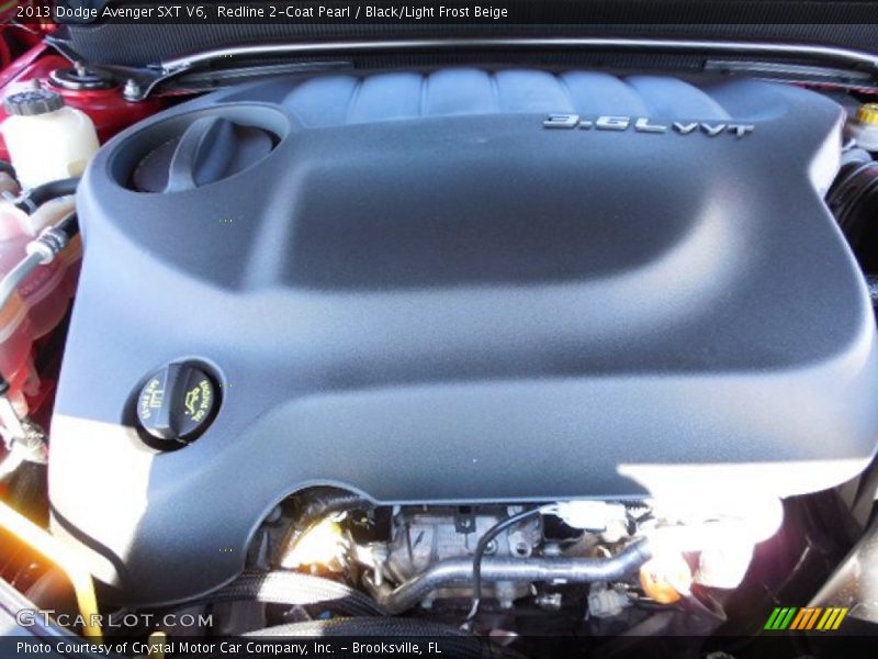 Redline 2-Coat Pearl / Black/Light Frost Beige 2013 Dodge Avenger SXT V6