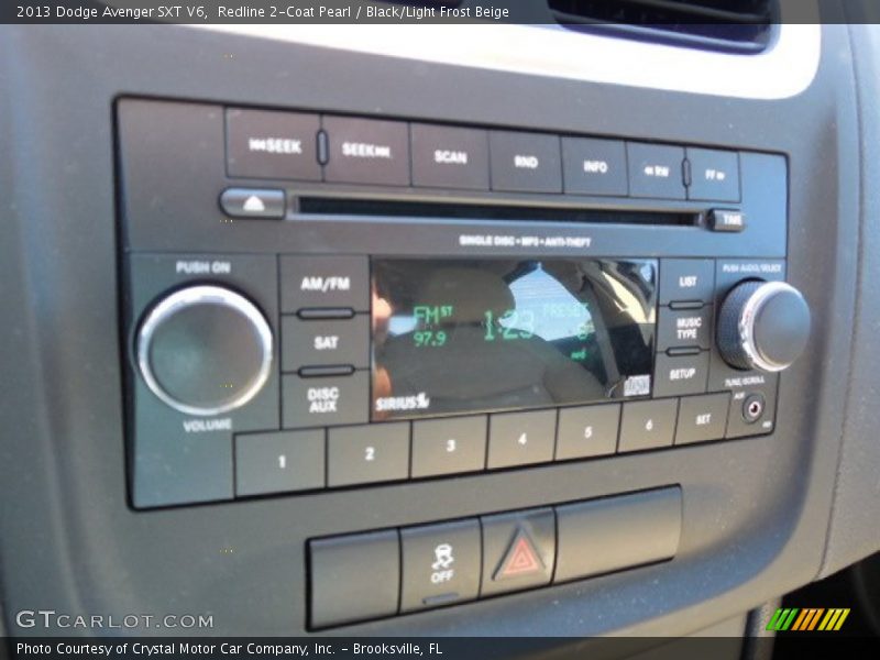 Redline 2-Coat Pearl / Black/Light Frost Beige 2013 Dodge Avenger SXT V6