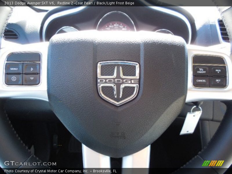 Redline 2-Coat Pearl / Black/Light Frost Beige 2013 Dodge Avenger SXT V6