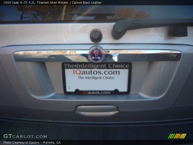 Titanium Silver Metallic / Carbon Black Leather 2006 Saab 9-7X 4.2i