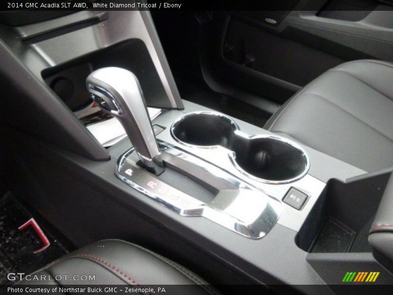 White Diamond Tricoat / Ebony 2014 GMC Acadia SLT AWD