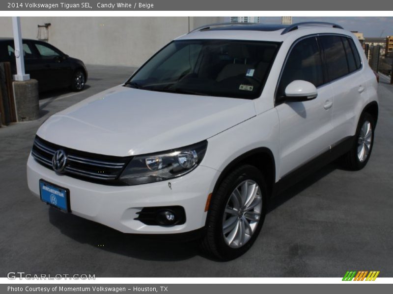 Candy White / Beige 2014 Volkswagen Tiguan SEL