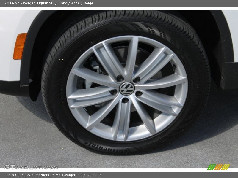 Candy White / Beige 2014 Volkswagen Tiguan SEL