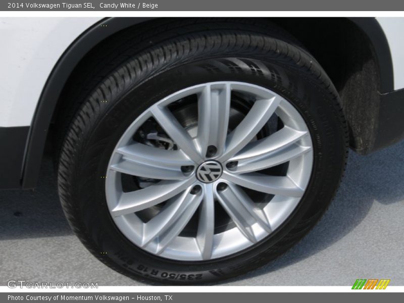 Candy White / Beige 2014 Volkswagen Tiguan SEL