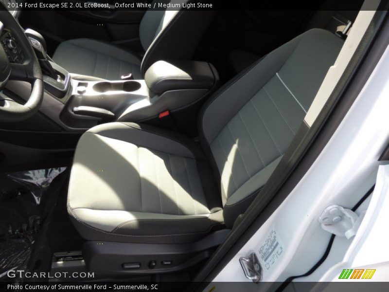 Oxford White / Medium Light Stone 2014 Ford Escape SE 2.0L EcoBoost