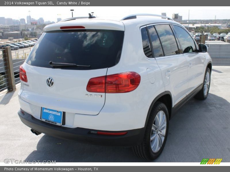 Candy White / Beige 2014 Volkswagen Tiguan SEL