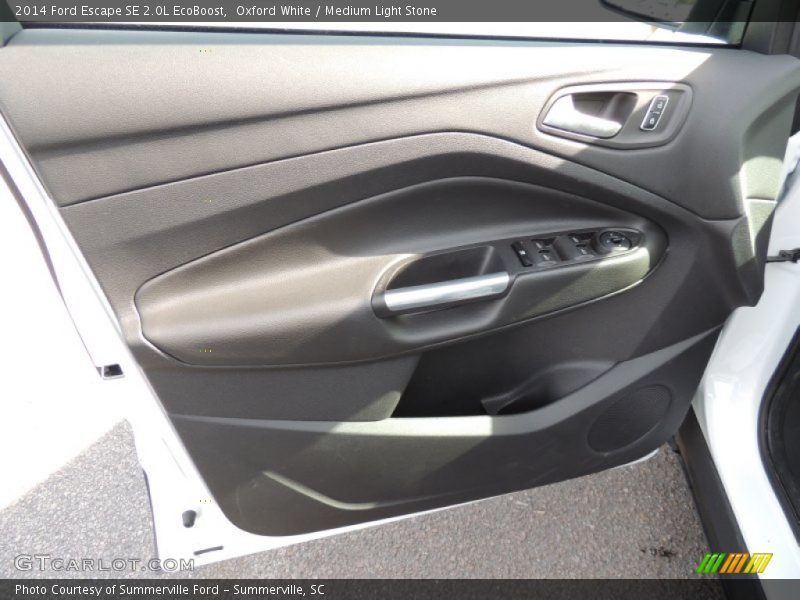 Oxford White / Medium Light Stone 2014 Ford Escape SE 2.0L EcoBoost