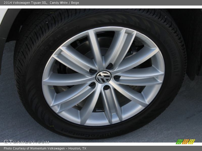 Candy White / Beige 2014 Volkswagen Tiguan SEL