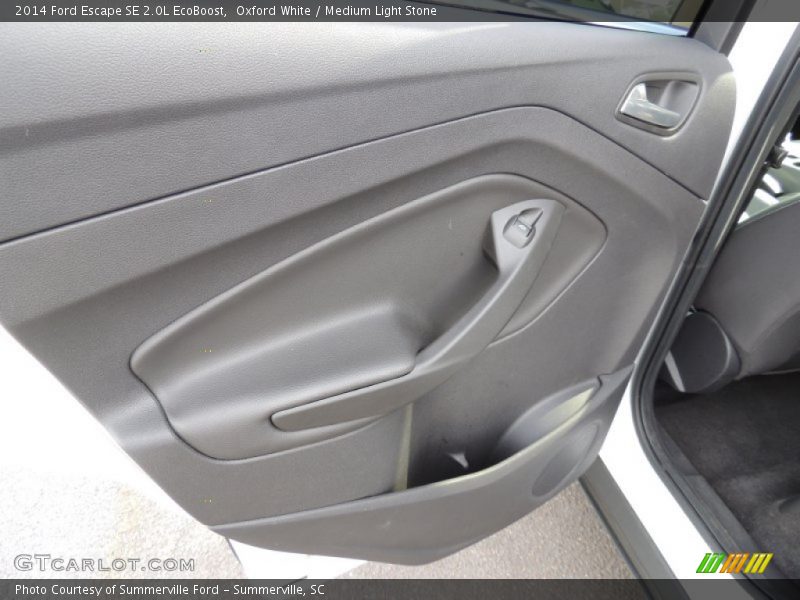 Oxford White / Medium Light Stone 2014 Ford Escape SE 2.0L EcoBoost