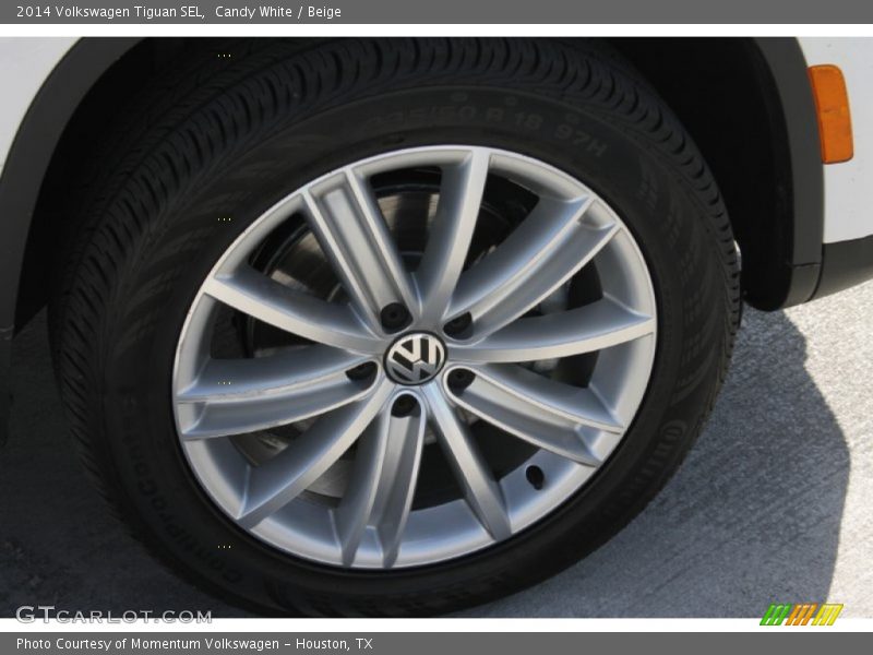 Candy White / Beige 2014 Volkswagen Tiguan SEL