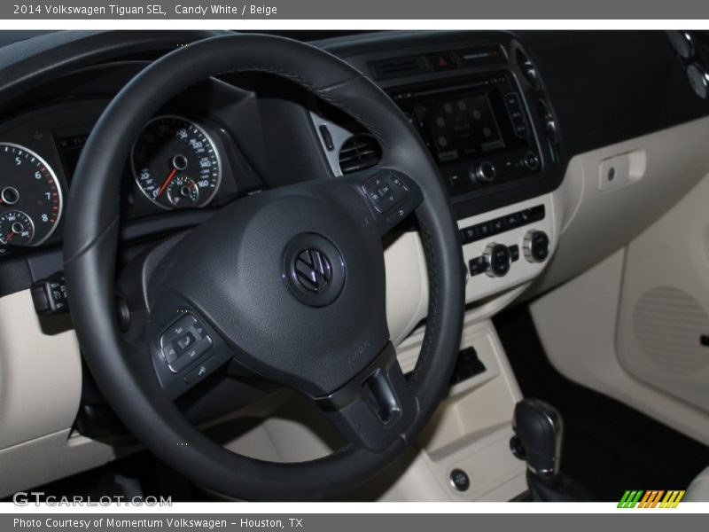 Candy White / Beige 2014 Volkswagen Tiguan SEL