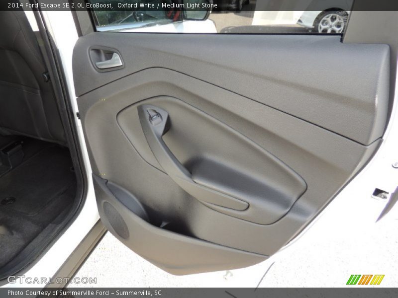 Oxford White / Medium Light Stone 2014 Ford Escape SE 2.0L EcoBoost