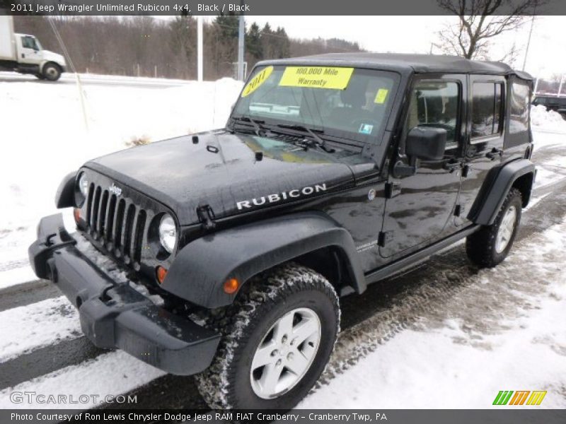 Black / Black 2011 Jeep Wrangler Unlimited Rubicon 4x4