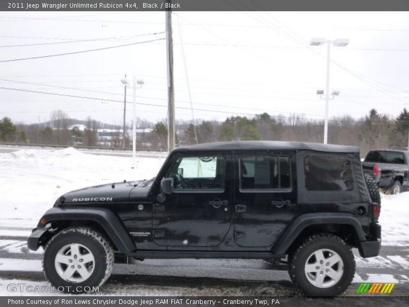 Black / Black 2011 Jeep Wrangler Unlimited Rubicon 4x4