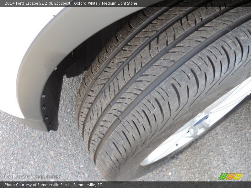 Oxford White / Medium Light Stone 2014 Ford Escape SE 2.0L EcoBoost