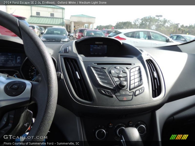Oxford White / Medium Light Stone 2014 Ford Escape SE 2.0L EcoBoost