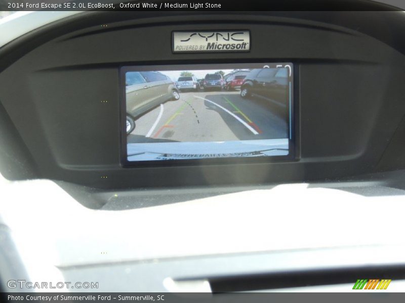 Oxford White / Medium Light Stone 2014 Ford Escape SE 2.0L EcoBoost