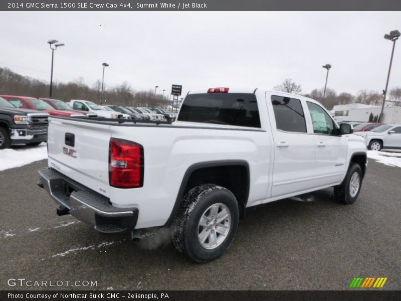 Summit White / Jet Black 2014 GMC Sierra 1500 SLE Crew Cab 4x4