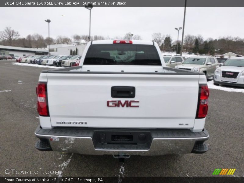 Summit White / Jet Black 2014 GMC Sierra 1500 SLE Crew Cab 4x4
