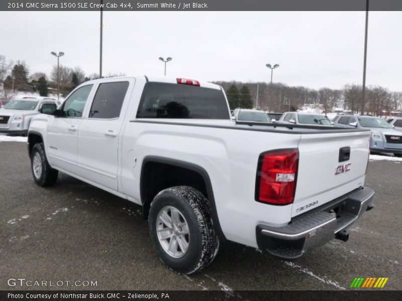 Summit White / Jet Black 2014 GMC Sierra 1500 SLE Crew Cab 4x4