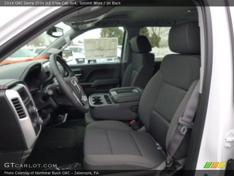 Summit White / Jet Black 2014 GMC Sierra 1500 SLE Crew Cab 4x4