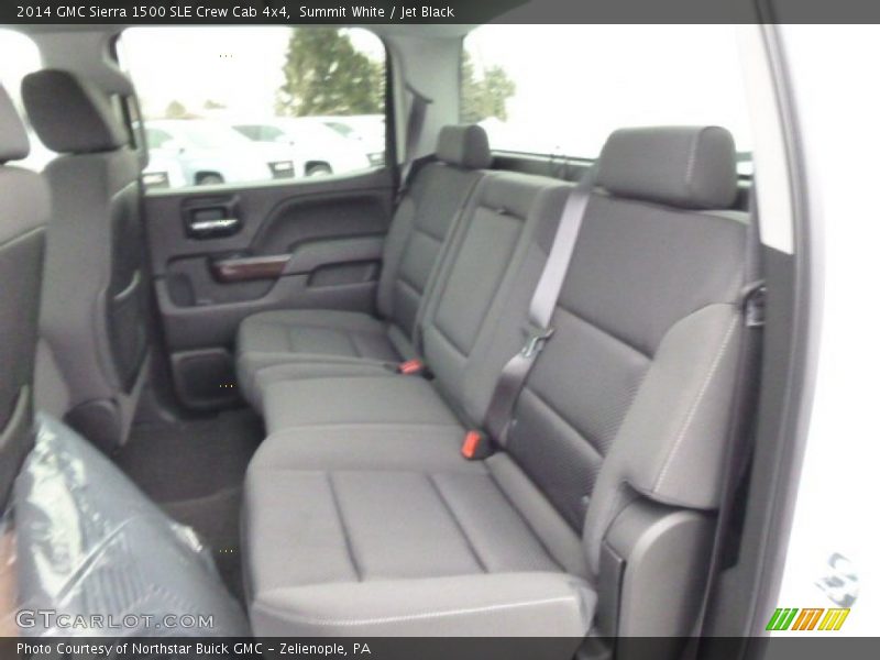 Summit White / Jet Black 2014 GMC Sierra 1500 SLE Crew Cab 4x4