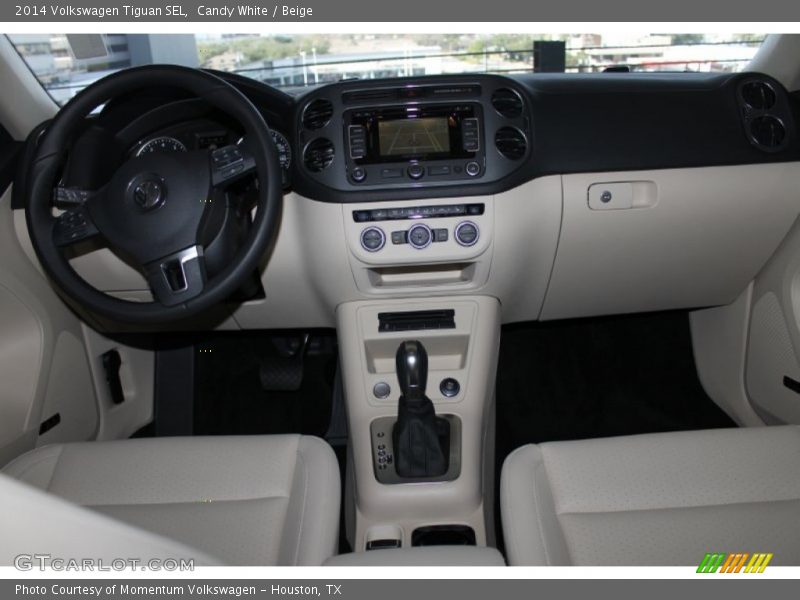 Candy White / Beige 2014 Volkswagen Tiguan SEL