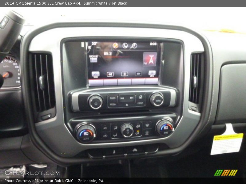 Summit White / Jet Black 2014 GMC Sierra 1500 SLE Crew Cab 4x4
