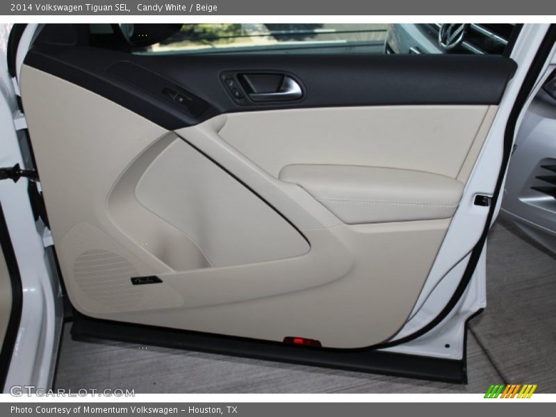 Candy White / Beige 2014 Volkswagen Tiguan SEL