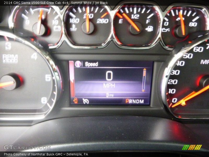Summit White / Jet Black 2014 GMC Sierra 1500 SLE Crew Cab 4x4