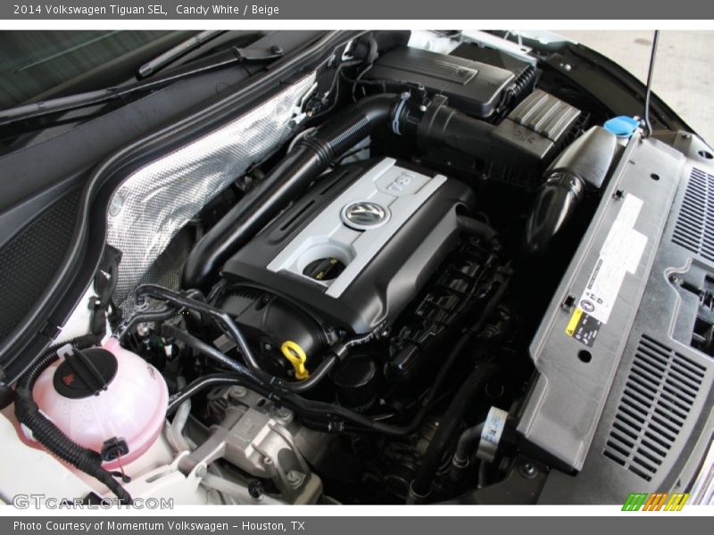 Candy White / Beige 2014 Volkswagen Tiguan SEL