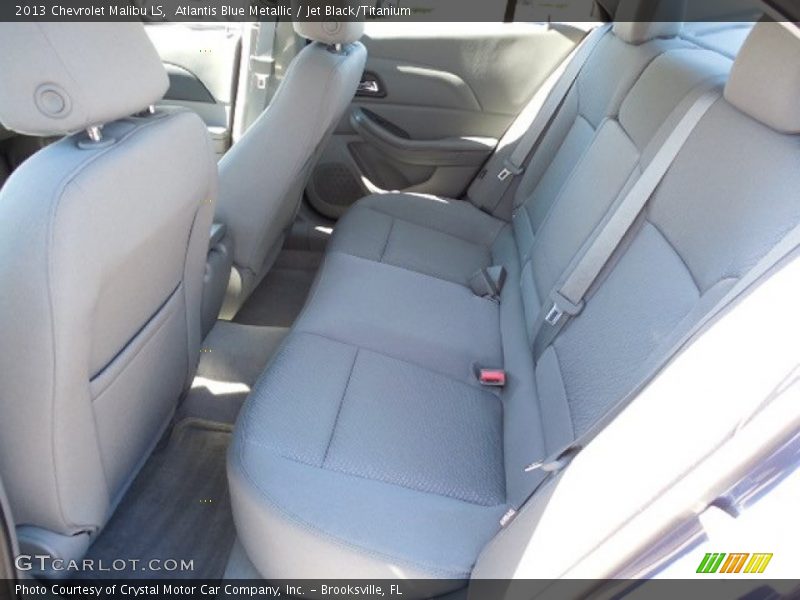 Atlantis Blue Metallic / Jet Black/Titanium 2013 Chevrolet Malibu LS
