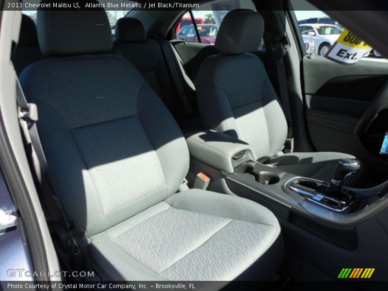 Atlantis Blue Metallic / Jet Black/Titanium 2013 Chevrolet Malibu LS