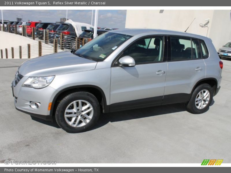 Reflex Silver Metallic / Charcoal 2011 Volkswagen Tiguan S