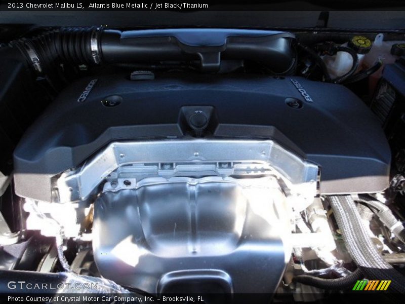 Atlantis Blue Metallic / Jet Black/Titanium 2013 Chevrolet Malibu LS