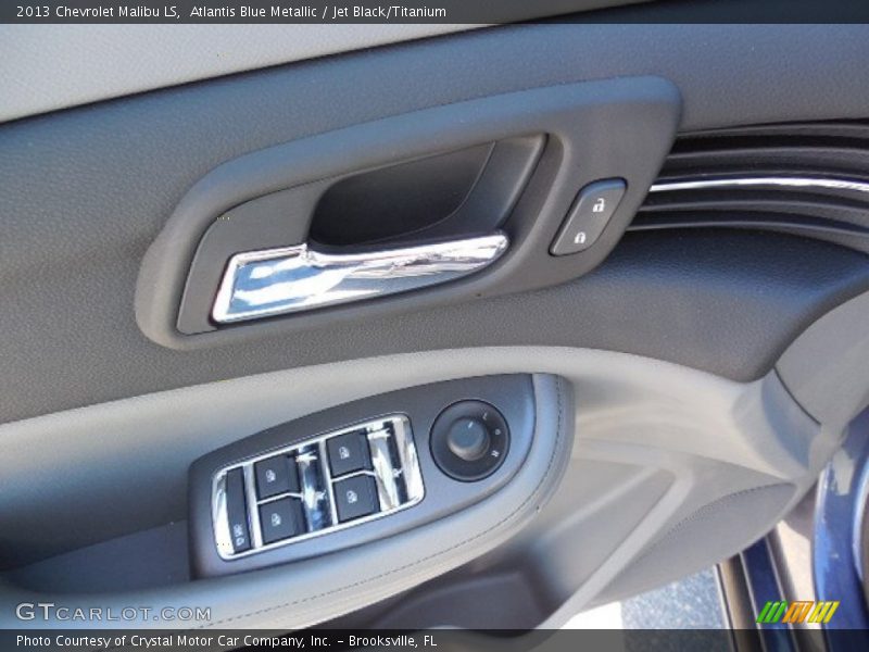 Atlantis Blue Metallic / Jet Black/Titanium 2013 Chevrolet Malibu LS