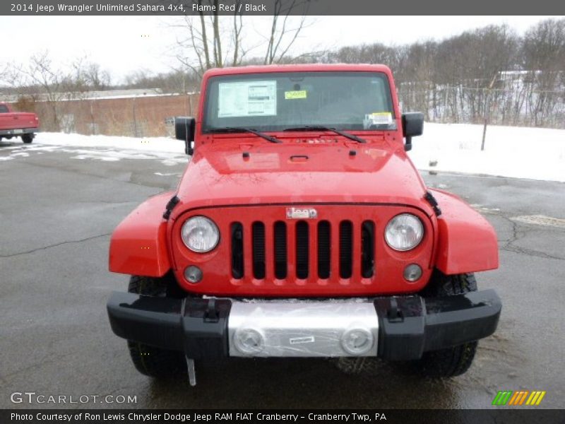 Flame Red / Black 2014 Jeep Wrangler Unlimited Sahara 4x4