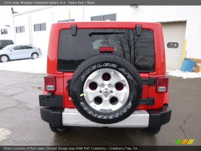 Flame Red / Black 2014 Jeep Wrangler Unlimited Sahara 4x4