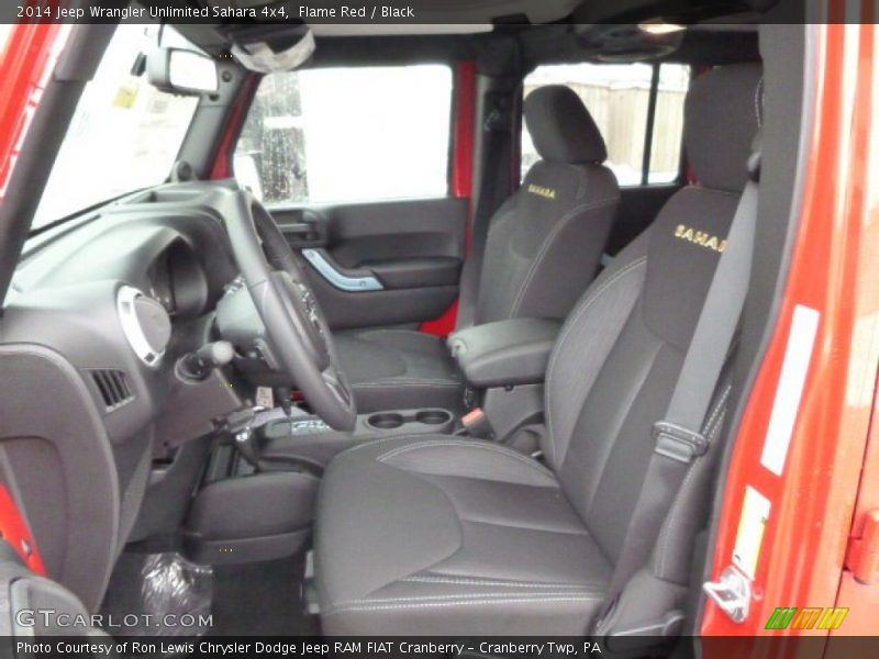 Flame Red / Black 2014 Jeep Wrangler Unlimited Sahara 4x4