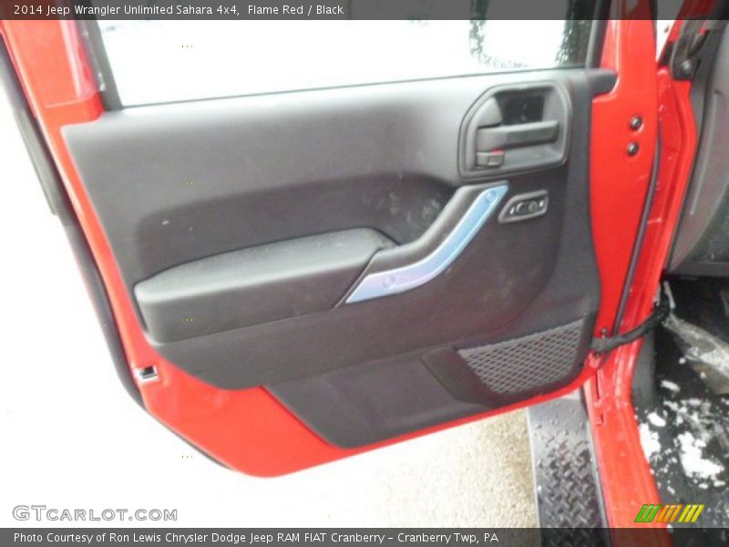Flame Red / Black 2014 Jeep Wrangler Unlimited Sahara 4x4